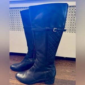 Elegant LK Bennett Black Knee-High Women's Boots